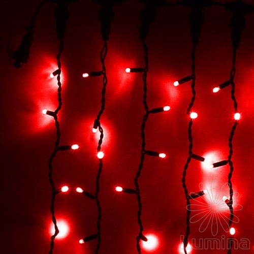 Гирлянда уличная Neo-neon Curtain 185Led 0.9x3м красный/черный IP65